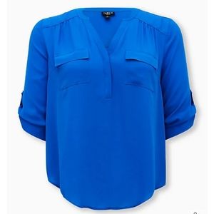 Torrid Blue Harper Top